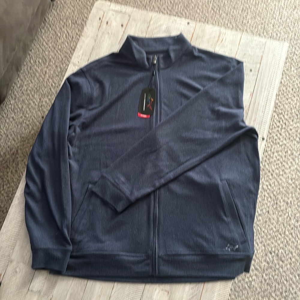 Men’s Greg Norman Zipper Up Golf Sweater